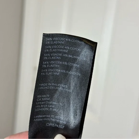 Anthro Maeve Red Pink Cherry Print The Colette High Rise Wide Leg Pant Sz 18W - Picture 10 of 10